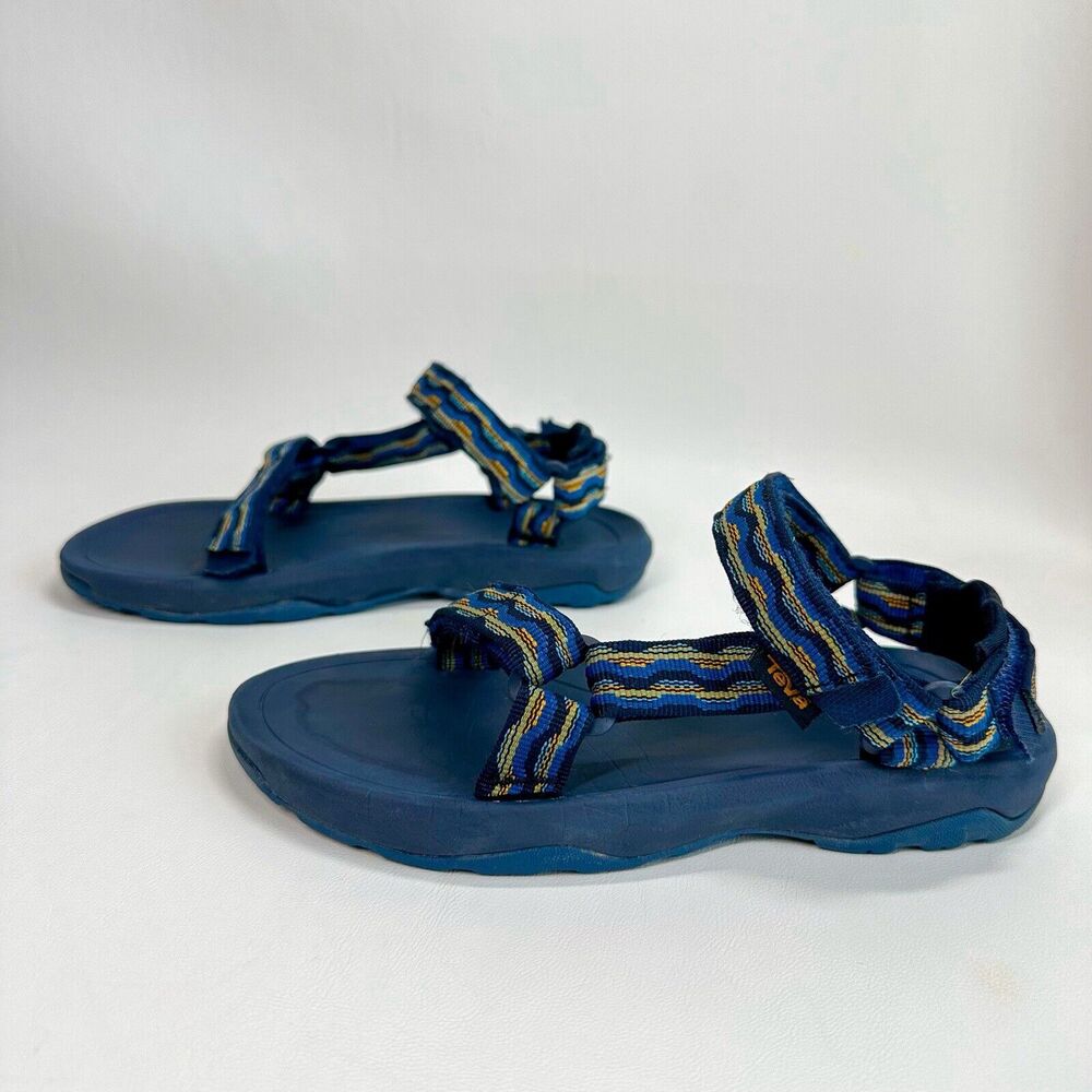Teva Hurricane XLT 2 Little Boys Size 2 Shoes Kishi Dark Blue Sport Sandals